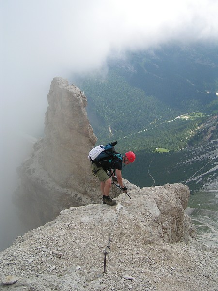 FERRATA GUISEPPE OLIVIERI NA TOFANA DI MEZZO  